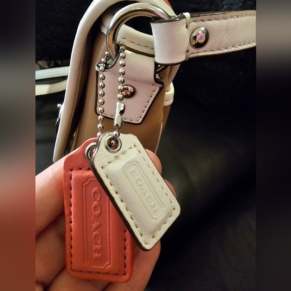 Coach Park Colorblock Crossbody Flap Bag F23383 EUC - Picture 8 of 14